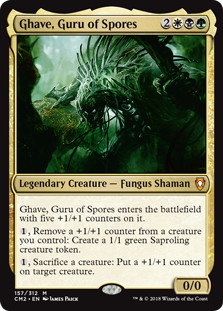 《胞子の教祖、ゲイヴ/Ghave, Guru of Spores》[CM2] 金R