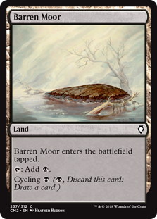 《やせた原野/Barren Moor》[CM2] 土地C