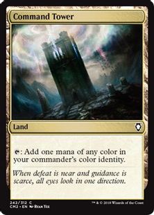《統率の塔/Command Tower》[CM2] 土地C