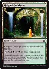 《ゴルガリのギルド門/Golgari Guildgate》[CMA17] 土地C