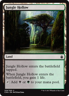 《ジャングルのうろ穴/Jungle Hollow》[CMA17] 土地C