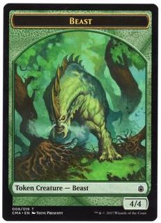 (008/019)《ビーストトークン/Beast Token》[CMA17] 緑 