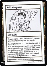 ■エンブレムあり■《Ral's Vanguard(Play Test Card)》[Mystery Booster Playtest Cards] 策略R