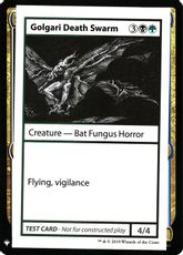 ■エンブレムあり■《Golgari Death Swarm(Play Test Card)》[Mystery Booster Playtest Cards] 金R