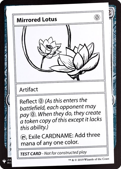 Mirrored Lotus(Play Test Card)