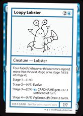 ■エンブレムなし■《Loopy Lobster(Play Test Card)》[Mystery Booster Playtest Cards] 青R