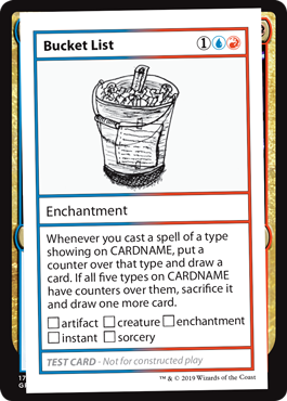 ■エンブレムなし■《Bucket List(Play Test Card)》[Mystery Booster Playtest Cards] 金R