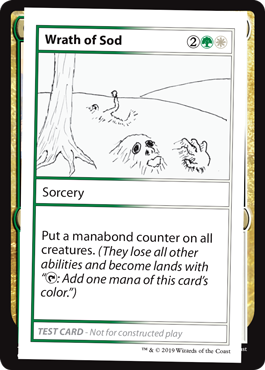 ■エンブレムなし■《Wrath of Sod(Play Test Card)》[Mystery Booster Playtest Cards] 金R