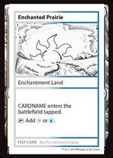 ■エンブレムなし■《Enchanted Prairie(Play Test Card)》[Mystery Booster Playtest Cards] 土地R