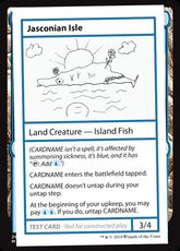 ■エンブレムなし■《Jasconian Isle(Play Test Card)》[Mystery Booster Playtest Cards] 土地R