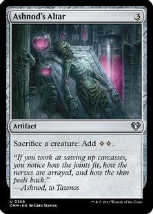 【Foil】(368)《アシュノッドの供犠台/Ashnod's Altar》[CMM] 茶U