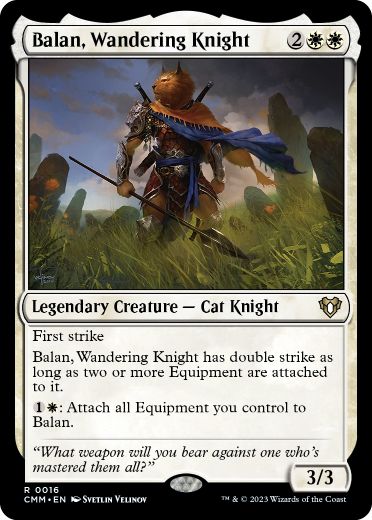 (016)《放浪の騎士、バーラン/Balan, Wandering Knight》[CMM] 白R