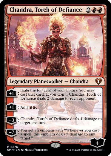 《反逆の先導者、チャンドラ/Chandra, Torch of Defiance》[KLD] 赤