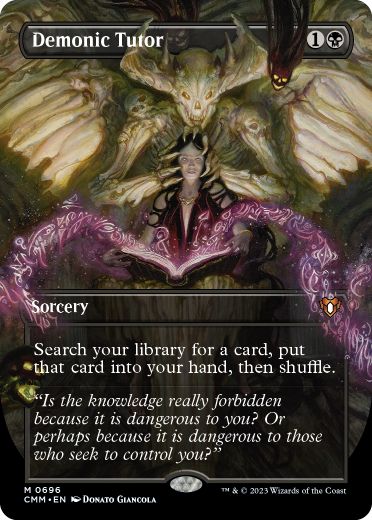 Foil】《悪魔の教示者/Demonic Tutor》[UMA] 黒R | 日本最大級 MTG通販 