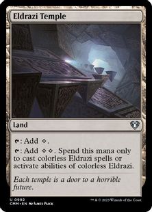 (992)《エルドラージの寺院/Eldrazi Temple》[CMM] 土地U