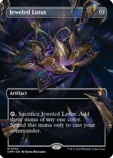 (702)■ボーダーレス■《宝石の睡蓮/Jeweled Lotus》[CMM-BF] 茶R