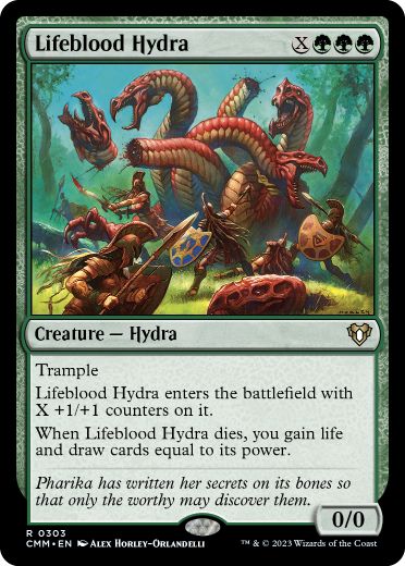 (303)《生命線のハイドラ/Lifeblood Hydra》[CMM] 緑R