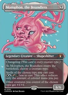 【テクスチャー・Foil】(1058)《限りないもの、モロフォン/Morophon, the Boundless》[CMM-BF] 無R