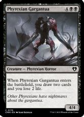 【Foil】(178)《ファイレクシアのガルガンチュア/Phyrexian Gargantua》[CMM] 黒C