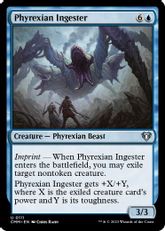 (111)《ファイレクシアの摂取者/Phyrexian Ingester》[CMM] 青U