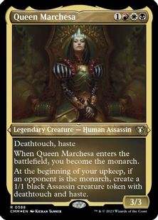 【エッチング・Foil】(588)《マルチェッサ女王/Queen Marchesa》[CMM-BF] 金R