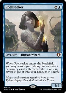 (120)《呪文探求者/Spellseeker》[CMM] 青R