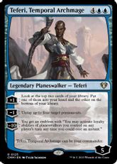 【Foil】(125)《時間の大魔道士、テフェリー/Teferi, Temporal Archmage》[CMM] 青R