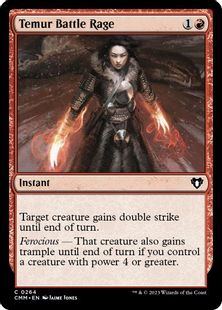 (264)《ティムールの激闘/Temur Battle Rage》[CMM] 赤C