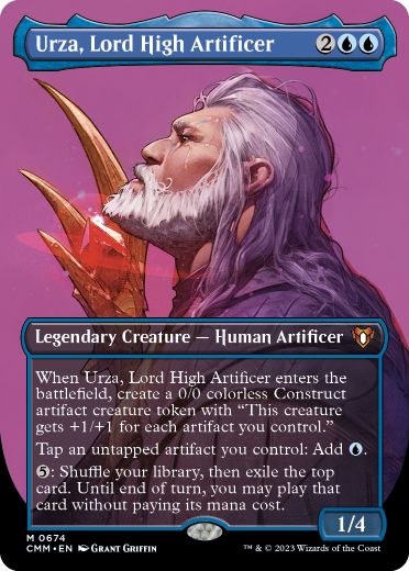 Foil】(011)□旧枠□《最高工匠卿、ウルザ/Urza, Lord High Artificer 