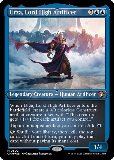 【Foil】(075)《最高工匠卿、ウルザ/Urza, Lord High Artificer》[MH1 