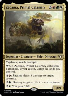 【Foil】(365)《原初の災厄、ザカマ/Zacama, Primal Calamity》[CMM] 金R