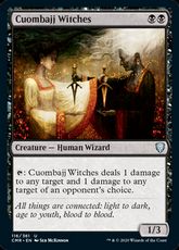 【Foil】(116)《クォムバッジの魔女/Cuombajj Witches》[CMR] 黒U