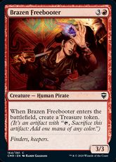 【Foil】(164)《鉄面連合の掠め取り/Brazen Freebooter》[CMR] 赤C