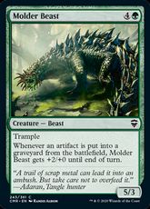 【Foil】(243)《腐食獣/Molder Beast》[CMR] 緑C