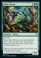 (254)《選別ワーム/Sifter Wurm》[CMR] 緑U