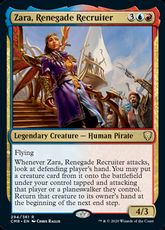 【Foil】(294)《改革派の勧誘者、ザラ/Zara, Renegade Recruiter》[CMR] 金R