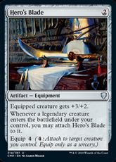 【Foil】(314)《英雄の刃/Hero's Blade》[CMR] 茶U