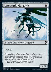 【Foil】(321)《ルーメングリッドのガーゴイル/Lumengrid Gargoyle》[CMR] 茶C