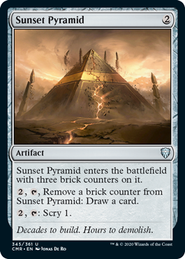 【Foil】(345)《黄昏のピラミッド/Sunset Pyramid》[CMR] 茶U