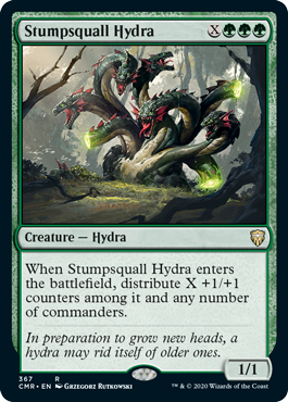 (367)《切り首嵐のハイドラ/Stumpsquall Hydra》[CMR] 緑R