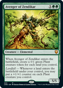 (422)《ゼンディカーの報復者/Avenger of Zendikar》[CMR] 緑R