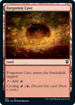 (483)《忘れられた洞窟/Forgotten Cave》[CMR] 土地C