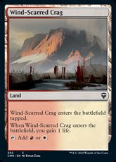 (502)《風に削られた岩山/Wind-Scarred Crag》[CMR] 土地C