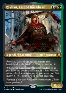 【エッチング・Foil】(534)《最後のアブザン、レイハン/Reyhan, Last of the Abzan》[CMR-BF] 金R