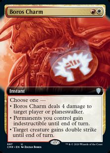 (687)■拡張アート■《ボロスの魔除け/Boros Charm》[CMR-BF] 金U
