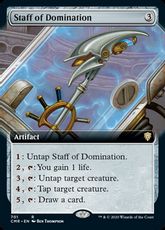 【Foil】(701)■拡張アート■《威圧の杖/Staff of Domination》[CMR-BF] 茶R