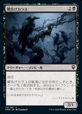 【Foil】(115)《闇告げカラス/Crow of Dark Tidings》[CMR] 黒C