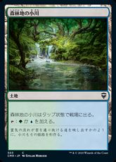 (503)《森林地の小川/Woodland Stream》[CMR] 土地C