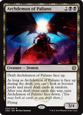 【Foil】《パリアノの大悪魔/Archdemon of Paliano》[CN2] 黒R