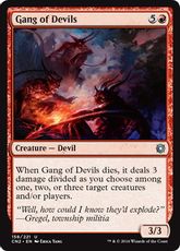 【Foil】《小悪魔の一団/Gang of Devils》[CN2] 赤U